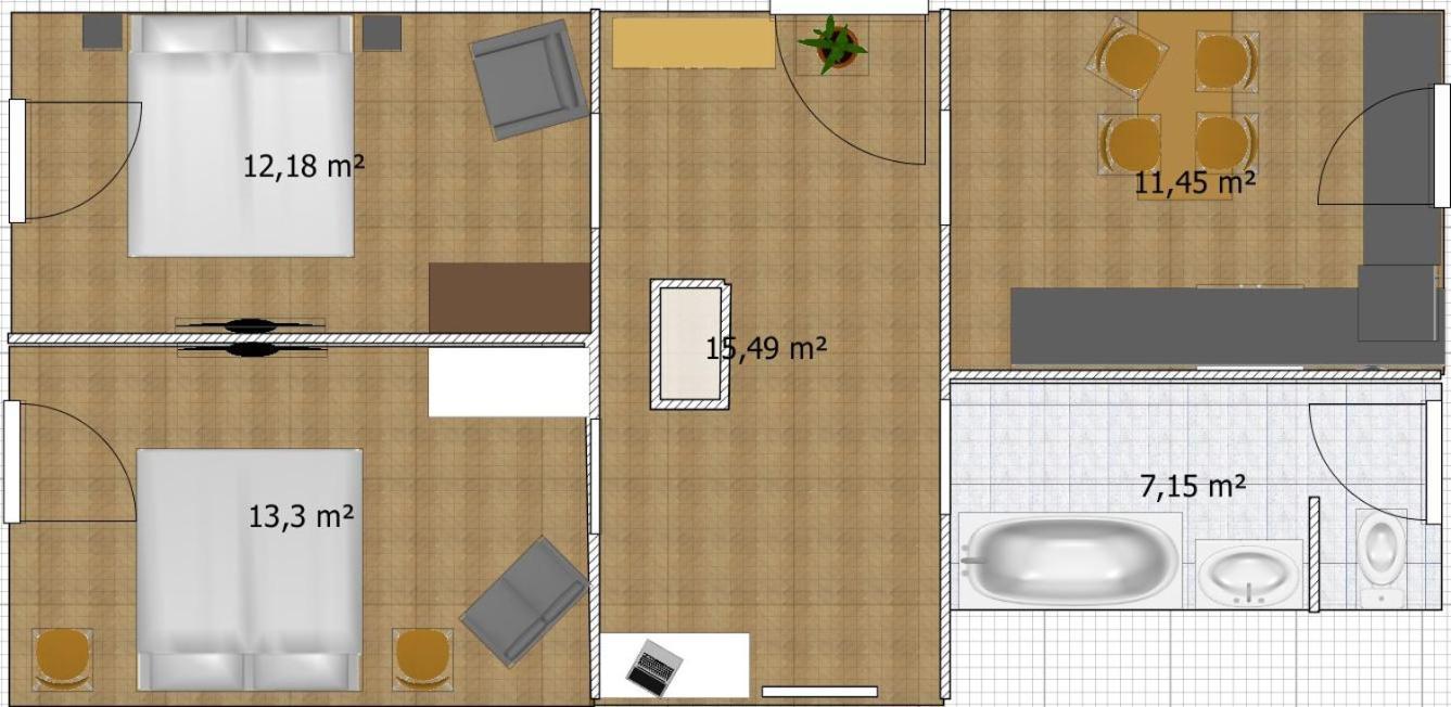 Lackenbauer Apartment Muggenau Bagian luar foto